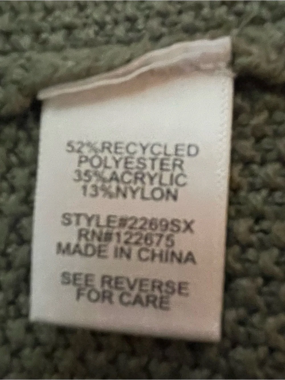 Lety & Me Sage Green Hooded Open Front Knit Cardigan Sweater Large Sustainable